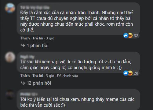 Trấn Thành khóc lần thứ n tại Rap Việt, khán giả tặng luôn rapname Thành Cry-3