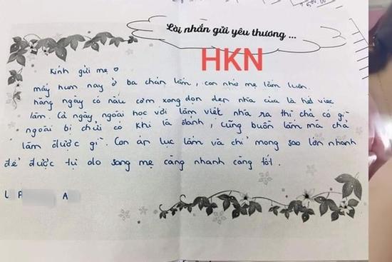 Bức thư đẫm nước mắt của bé gái ở Hải Phòng bị bố bạo hành như sống trong địa ngục