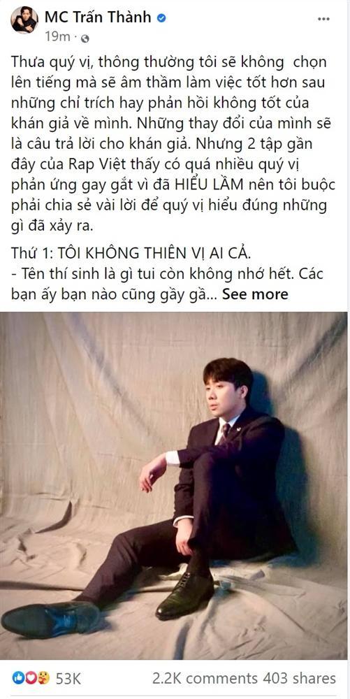 Trấn Thành nói về rapname Thành Cry: Tôi dự kiến sẽ như vậy suốt đời-1