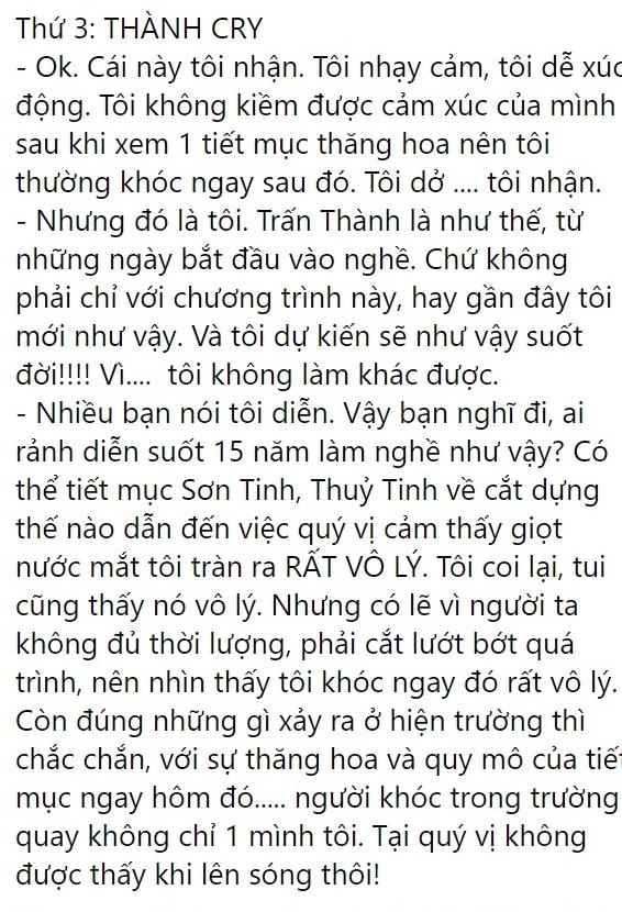Trấn Thành nói về rapname Thành Cry: Tôi dự kiến sẽ như vậy suốt đời-5
