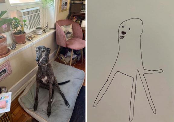 Bức tranh xấu điên đảo đánh bại mọi đối thủ, giật giải quán quân cuộc thi vẽ chó-3