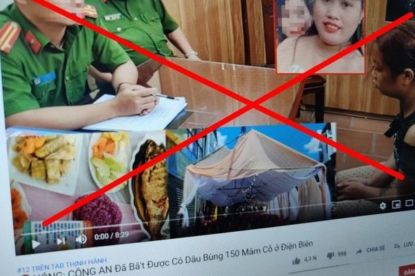 Tin giả vụ 'cô dâu bùng 150 mâm cỗ' lọt top trending trên YouTube