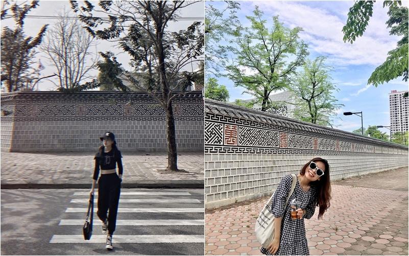 Bức tường Hàn Quốc giữa lòng Hà Nội đẹp như mơ, đứng chụp vu vơ vẫn có ngàn ảnh đẹp-5