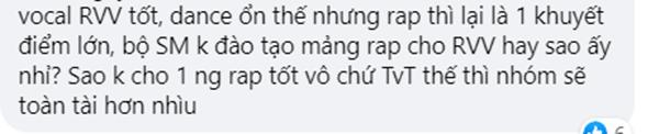 Netizen khuyên Red Velvet hãy hát thôi, đừng rap nữa-5