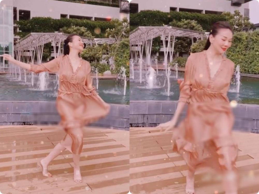 Mặc váy lụa lại còn ra gió, Thanh Hằng mắc lỗi hằn rõ vùng cấm địa kém duyên-2