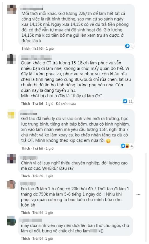 Chủ quán cơm nhận rổ gạch đá vì tuyển phục vụ thấy gì làm nấy với mức lương 22k/giờ-3