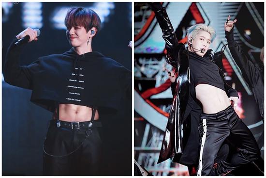 8 sao nam Hàn cũng nghiện mặc áo crop top khoe cơ bụng