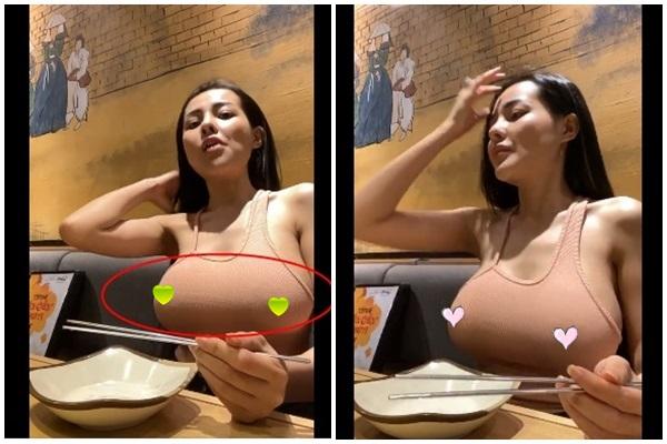 Cuối cùng Ngân 98 tìm được áo nội y có size phù hợp với vòng 1 siêu to khổng lồ-11