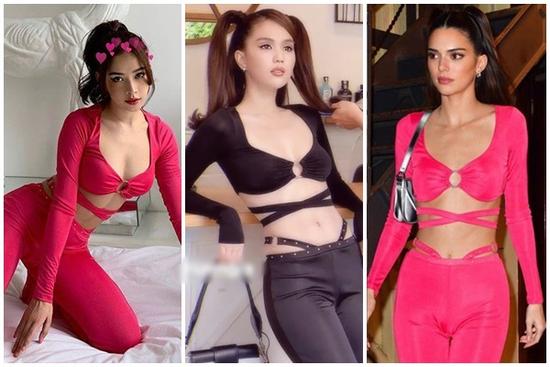 Ngọc Trinh 'đụng hàng' nảy lửa với Chi Pu - Kendall Jenner