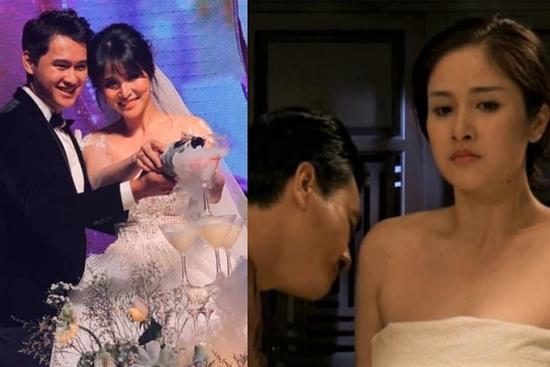 Những cảnh nóng của vợ cũ Thanh Bình trước khi lấy chồng mới kém 9 tuổi