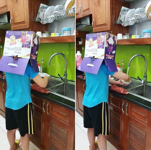 Cười ngất với những màn ngụy trang như ra trận của nam thanh nữ tú khi trổ tài nội trợ-8