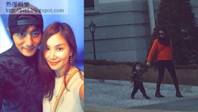 Vợ Jang Dong Gun hiếm hoi khoe con-1