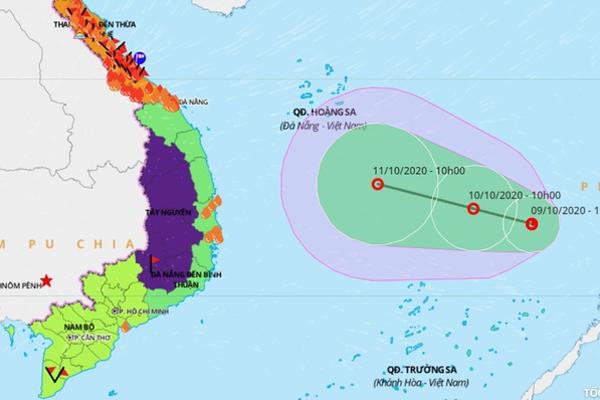 Biển Đông lại xuất hiện vùng áp thấp gây mưa rất lớn-1