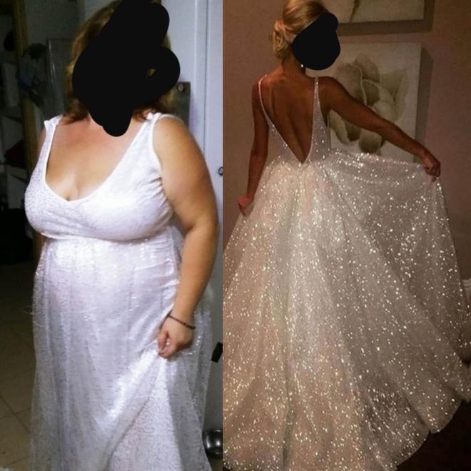 Cô dâu nhận được váy cưới khác xa ảnh trên mạng-2