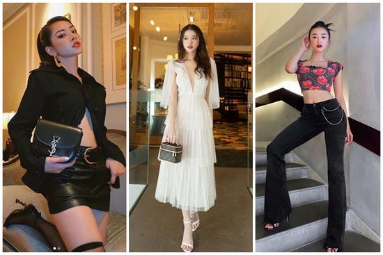 Street style: Linh Ka lần đầu thả rông táo bạo - Chi Pu phanh cúc khoe eo phẳng lì