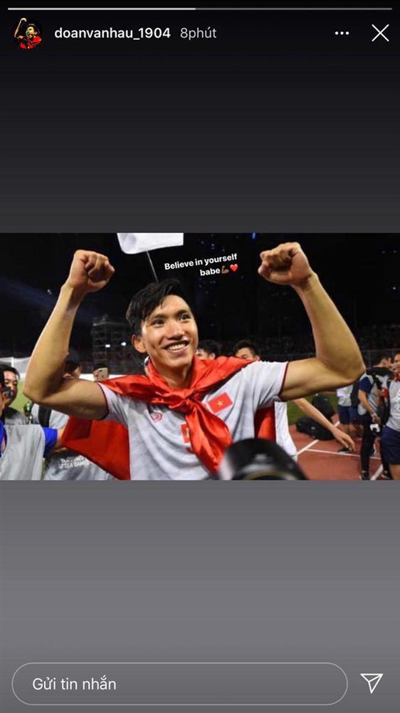 Bạn gái căng thẳng cho bán kết Hoa hậu Việt Nam, Đoàn Văn Hậu âm thầm cổ vũ-5