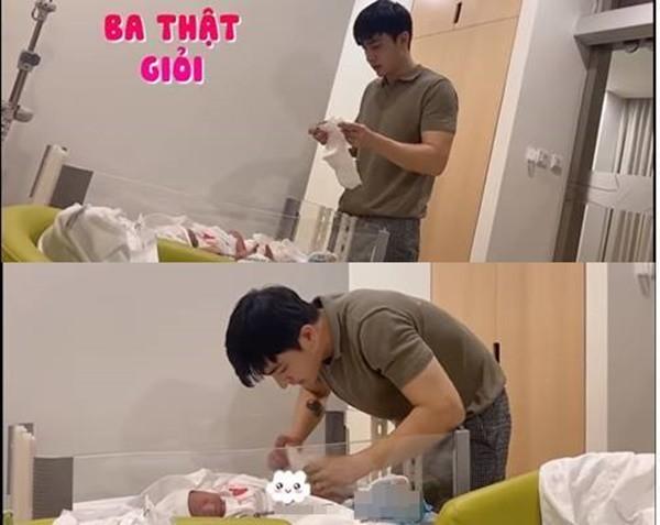 Đẹp trai lại khéo chăm vợ đẻ, nam ca sĩ  Việt vẫn bị dân mạng chê làm màu-2