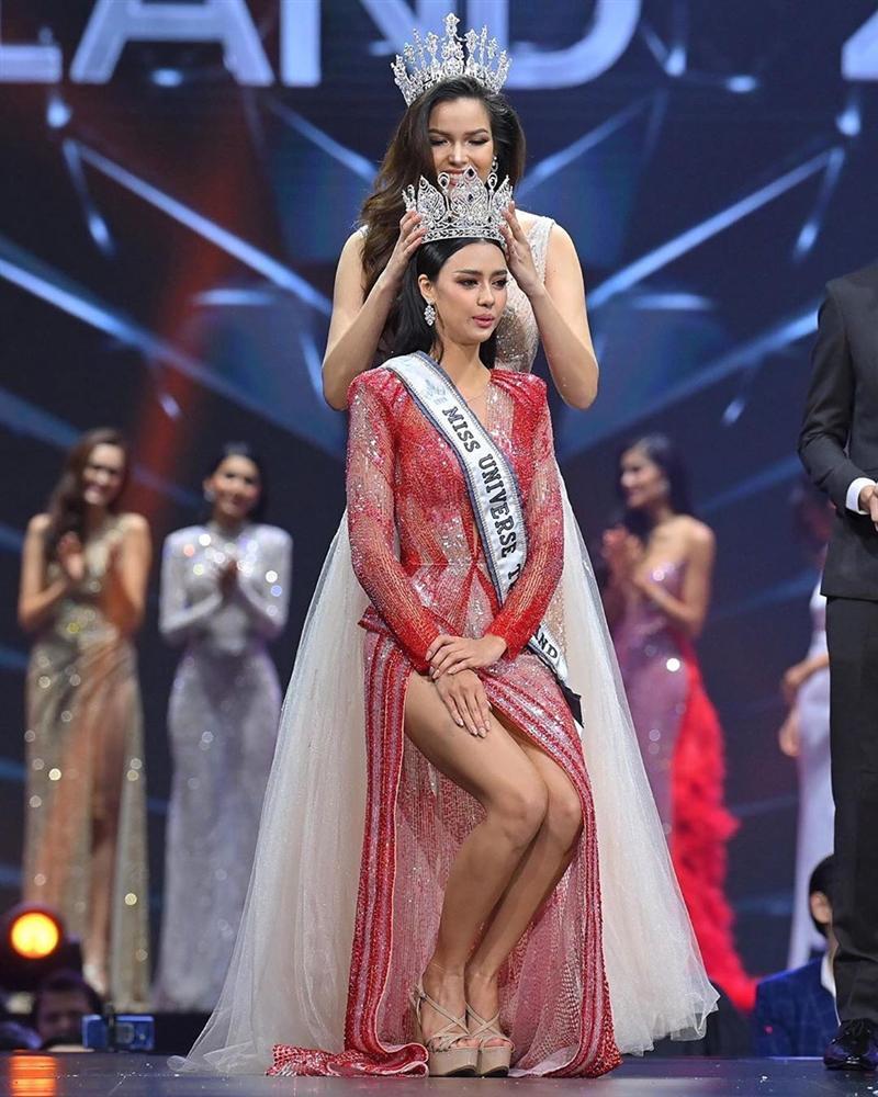 Tân Hoa hậu Hoàn vũ Thái Lan lộ diện tuyệt sắc, trực tiếp đe dọa Khánh Vân-1