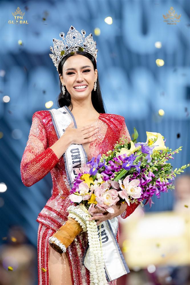 Tân Hoa hậu Hoàn vũ Thái Lan lộ diện tuyệt sắc, trực tiếp đe dọa Khánh Vân-3