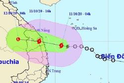 Bão số 6 hình thành, hướng vào Quảng Nam - Bình Định