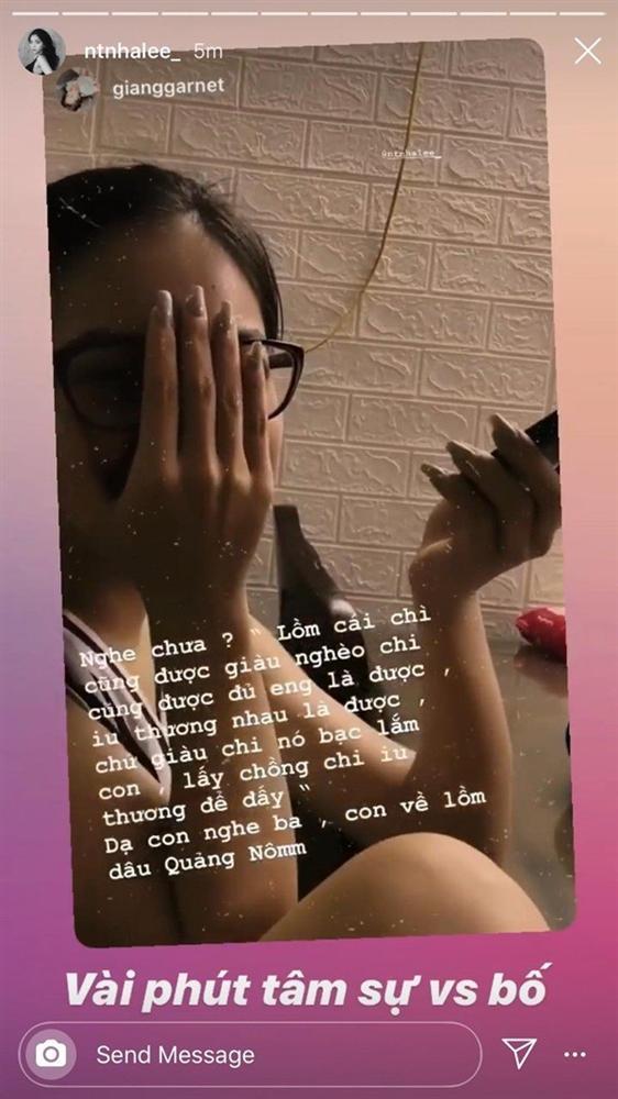 Nhật Lê cạn tiền cầu cứu phụ huynh, phản ứng sau đó của bố cô nàng khiến nhiều người xúc động-2