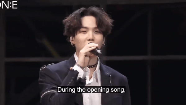 Suga BTS gặp chấn thương trong concert online Map Of The Soul ON:E-6