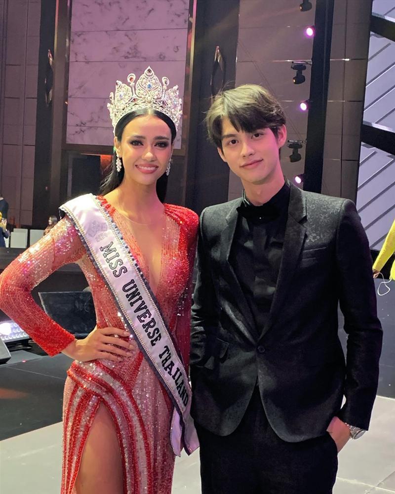Tân Hoa hậu Hoàn vũ Thái Lan bên Bright Vachirawit: Đẹp đôi đến phát hờn-2