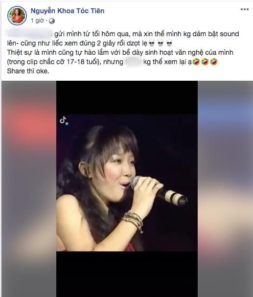 Tóc Tiên tắt tiếng, vọt lẹ khi xem lại clip của chính mình 10 năm trước-1