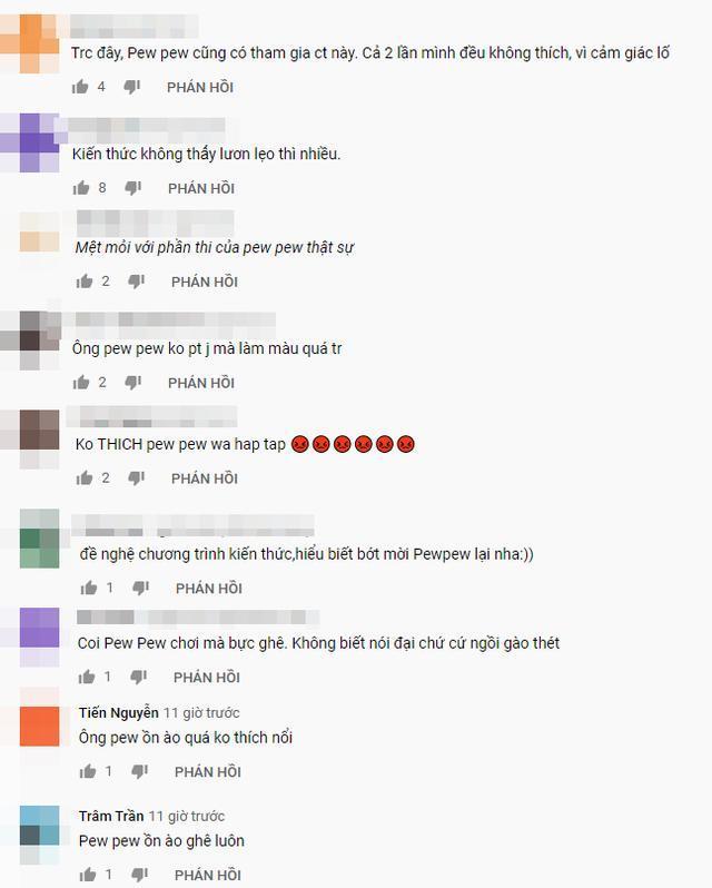Pew Pew bị chỉ trích vì làm lố, liên tục gào thét, la lối trên sóng truyền hình-3