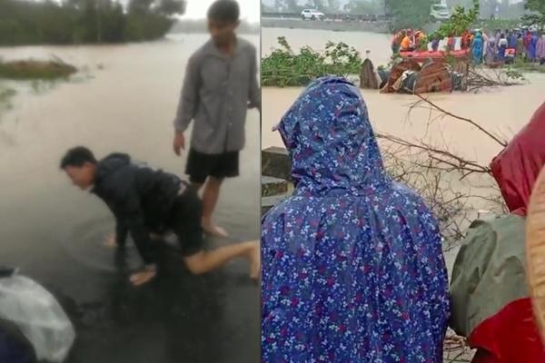 Bị nước lũ cuốn trôi 200m, nữ sinh lớp 11 được bộ đội cứu sống ngoạn mục-2