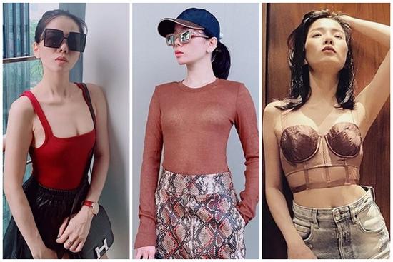 Lệ Quyên tuổi 39 chăm diện mốt khoe nội y kém duyên, nhiều lúc còn thả rông