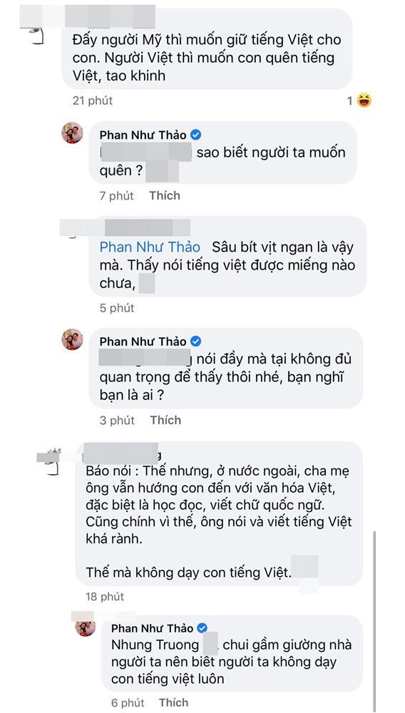 Phan Như Thảo bỗng dưng bị mắng xối xả vì không dạy con tiếng Việt-2