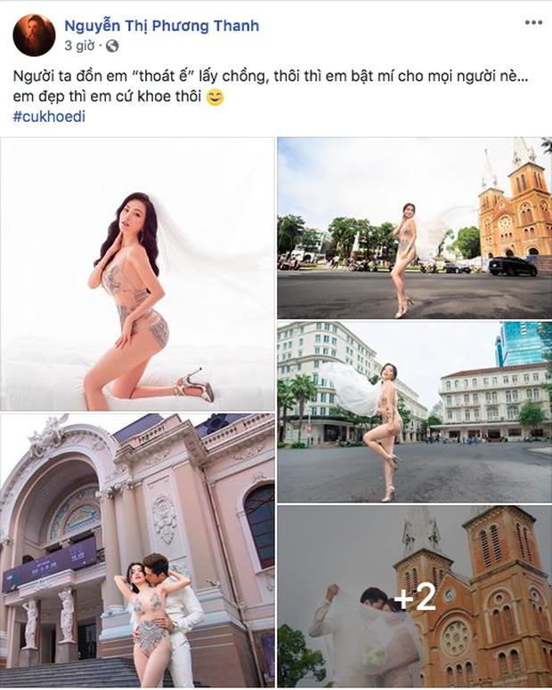 Sĩ Thanh đăng luôn ảnh bán nude, quay vòng 3 lồ lộ trước camera: Khoe thân đã đến level đỉnh điểm?-5