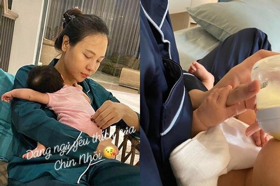 Giàu nứt đố đổ vách, Đàm Thu Trang vẫn ám ảnh trăm mối lo 'bỉm sữa'