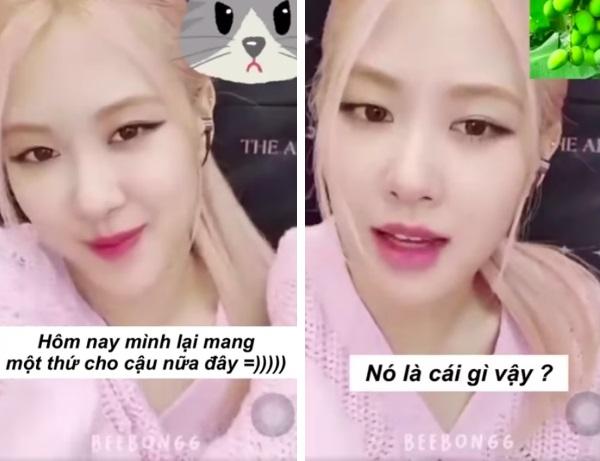 Phản ứng thèm thuồng cưng xỉu của Rosé khi được fan đem… xoài chua ra mời ăn, nhìn cách diễn tả là biết mê lắm rồi-1