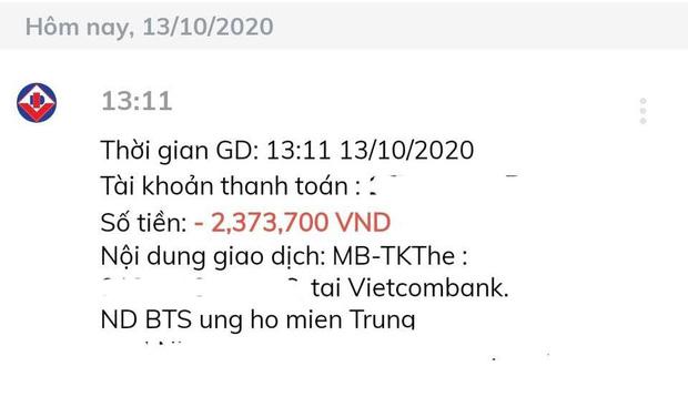Loạt fandom đình đám KPop ủng hộ hơn 100 triệu đồng giúp miền Trung vượt lũ-3