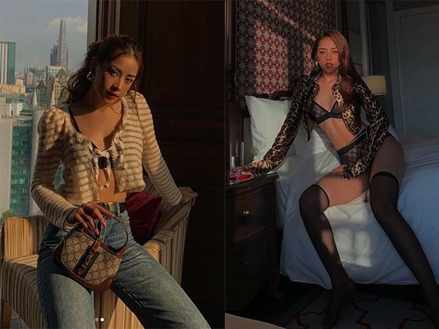 Ở gần Ngọc Trinh ai cũng gợi cảm hoá: mỹ nhân từng diện kín bưng cũng chăm mặc hở-3