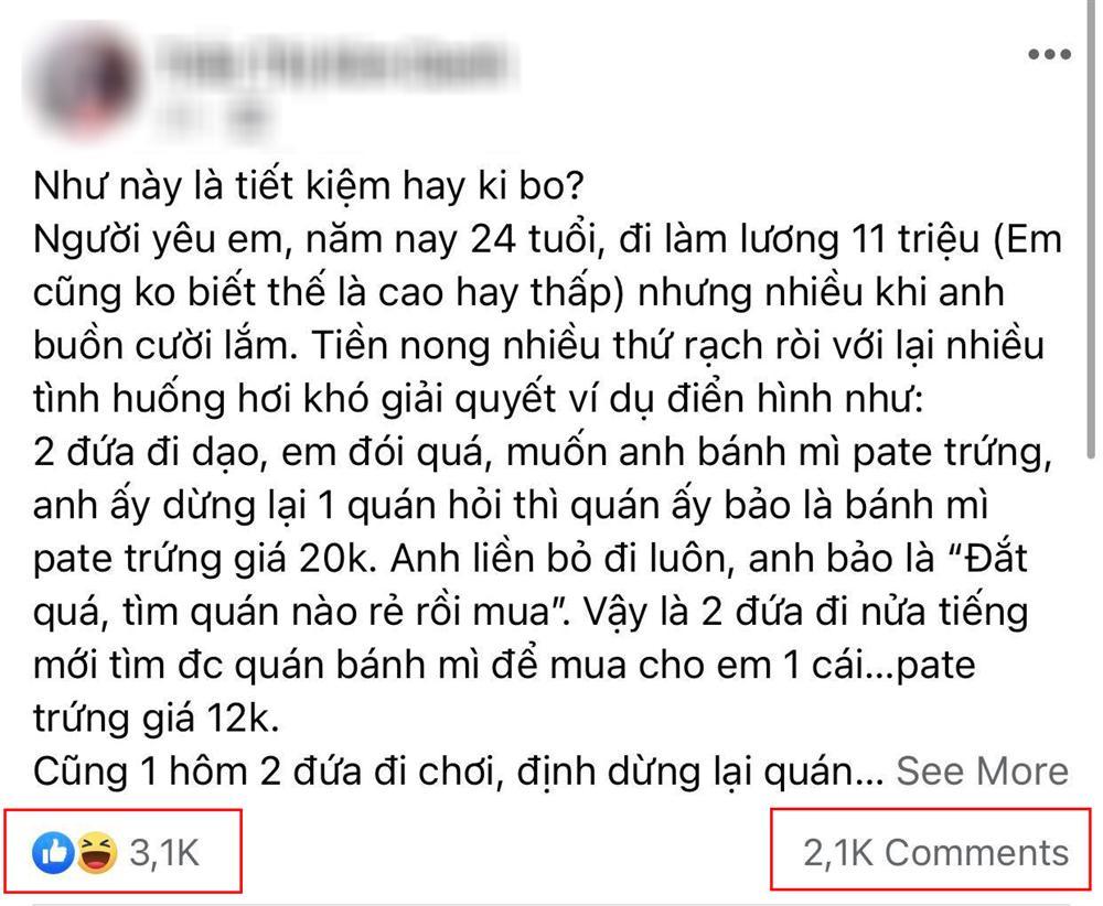 Bạn trai làm lương 11 triệu/tháng, đi hẹn hò tiết kiệm từng đồng, cô gái tức điên-2