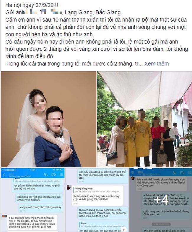 Yêu 10 năm, mang bầu vẫn bị bạn trai ruồng bỏ đi cưới người mới quen 2 tháng-1