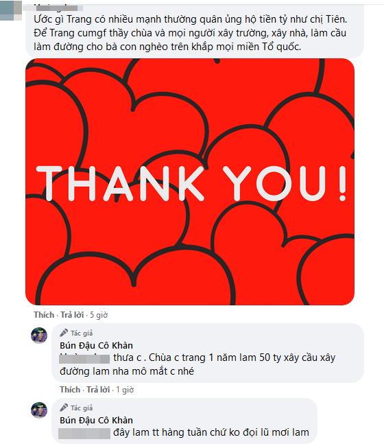 Phản ứng của Trang Trần khi bị so sánh làm từ thiện với Thủy Tiên-3