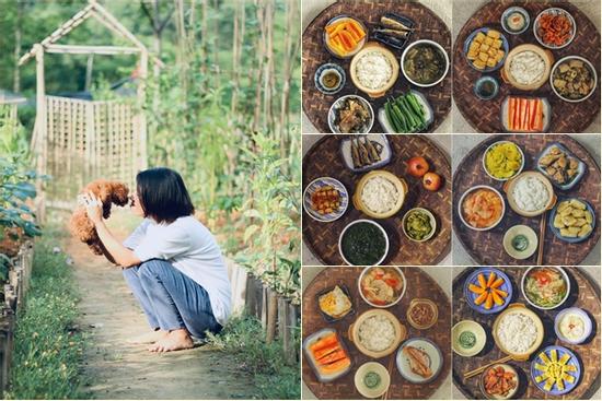 Nữ designer khoe loạt mâm cơm 'cây nhà lá vườn' chỉ 50k 'quay đầu', bồi hồi nhớ món quê