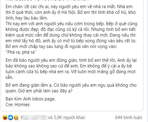 Về ra mắt nhà bạn gái, thanh niên phá nát tủ bát đĩa nhưng lại được dân mạng vỗ tay ủng hộ-1