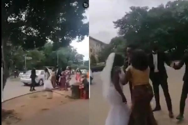 Hay tin chú rể qua đêm với phù dâu khi đang trên đường đến nhà thờ, cô dâu kiên quyết cởi váy cưới-1