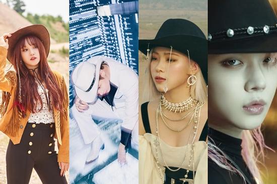 4 Idols chất phát ngất với tạo hình cao bồi 'cool ngầu'