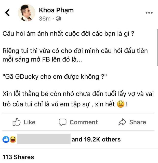 Karik xưng vú em tập sự của GDucky, bạn gái vào tra hỏi lập tức thay đổi thái độ-2