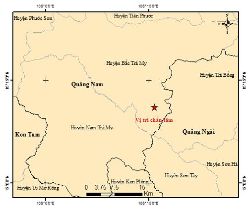 Động đất gần thủy điện Sông Tranh 2 khi thủy điện đang đầy nước-1