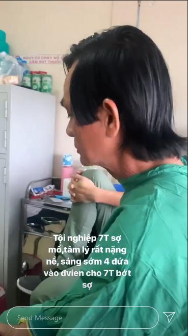 Ngọc Trinh túc trực giường bệnh, thông báo ca mổ của bố thành công-3