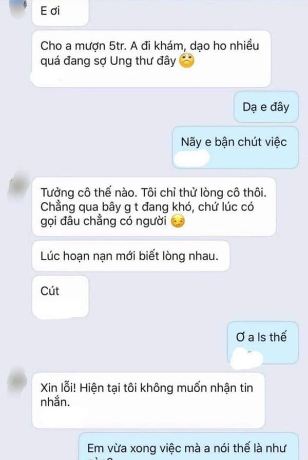 Màn lật mặt nhanh như lật sách của thanh niên vay tiền bạn gái không được thì sỉ vả-1