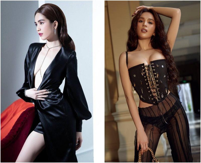 Body đẹp mê, HHen Niê - Đặng Thu Thảo vẫn chào thua trước kiểu váy làm ngực bốc hơi-1