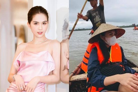Bị so sánh làm từ thiện với Thủy Tiên, Ngọc Trinh nói gì?